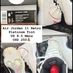 Air Jordan 11 Platinum Tint