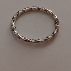 Sterling Jewelry.  Beautiful Sterling Bangle Bracelet.  