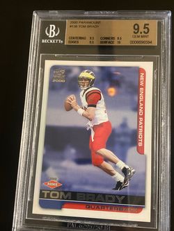 2000 Paramount Tom Brady Rookie BGS 9.5+