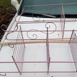 Two Part Pink Shelves Or  Plant Stands  Available 