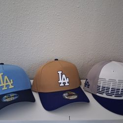 New Era La Dodgers 9forty A-frame Snap & 9fifty Blue/gray/wht Snaps Each 