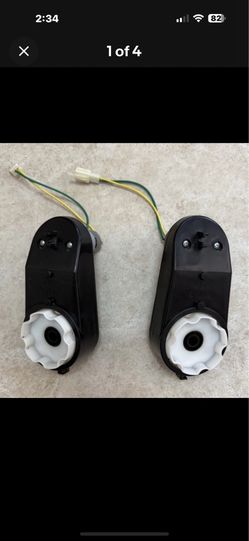 1 Pair 12V Power Wheels Gearbox Electric Motors Car Kids Ride On Car Jeep