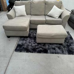 Couch Sectional With Ottoman 