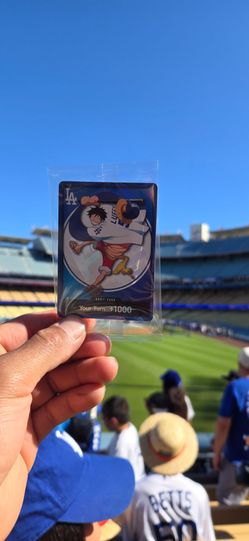 Dodgers One Piece Card