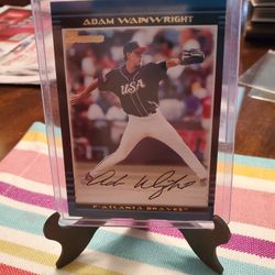 Adam Wainwright 2002 Bowman Draft Picks Rookie Baseball Card 