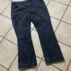 Woman’s Boot Cut Jeans Size 22 By Lane Bryant Preowned 