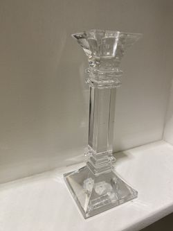 Single Glass Candle Holder