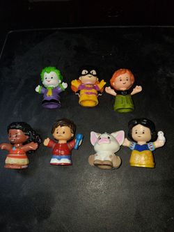 7 Fisher Price Little People Figures Toys