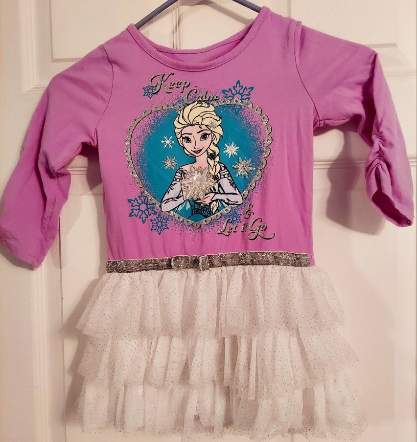 Diseny Princess Elsa Frozen Dress Girls 6