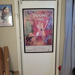 27x40in Dragon's Lair Puzzled Board Framed