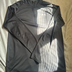 Black Quarter Zip Long Sleeve Turtleneck 