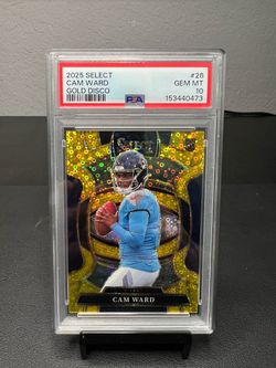 Cam Ward 2025 Select Gold Disco PSA 10