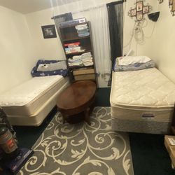 💤💤💤😁For sale—3 different (separately priced) twin beds with Hollywood style frame— (USED NOT NEW)  I have stocked up on these from purchasing them