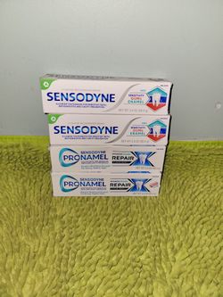 4 Sensodyne Toothpaste 3.4oz