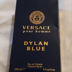 VERSACE DYLAN BLUE 100ML. NEW OPEN BOX 
