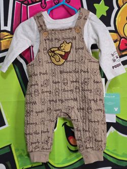 Disney Winnie the Pooh 2-Piece Outfit Set – Size 0-3 Months