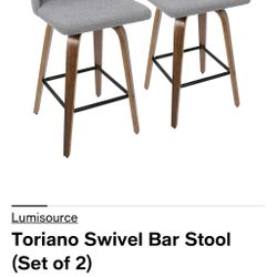 Beautiful Set Of 2 Counter stools 