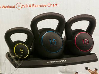 3 Piece Kettlebell Set