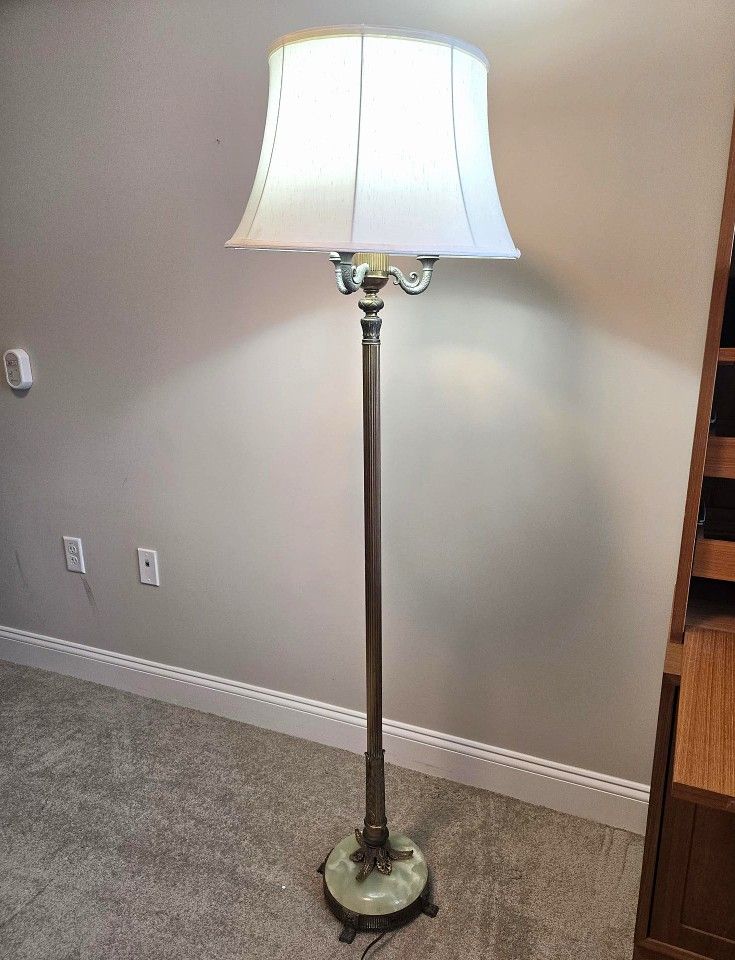 Antique Torchiere Floor Lamp