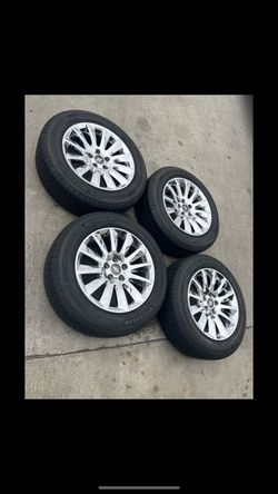4 — 215/65r17 5x115 5x4.5 Stock Chrysler 300 Dodge Charger Challenger G35 G37 Impala Altima Wheels Rims Good 90% Treads Michelin Tires!!!!!!