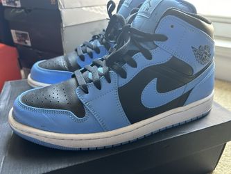 Air Jordan 1 , High , Light Blue And Black