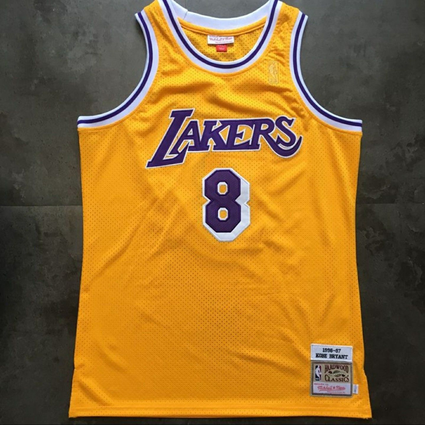 Kobe Bryant #8 LA Lakers '96-'97 Mitchell & Ness Lakers Jersey - Size Medium