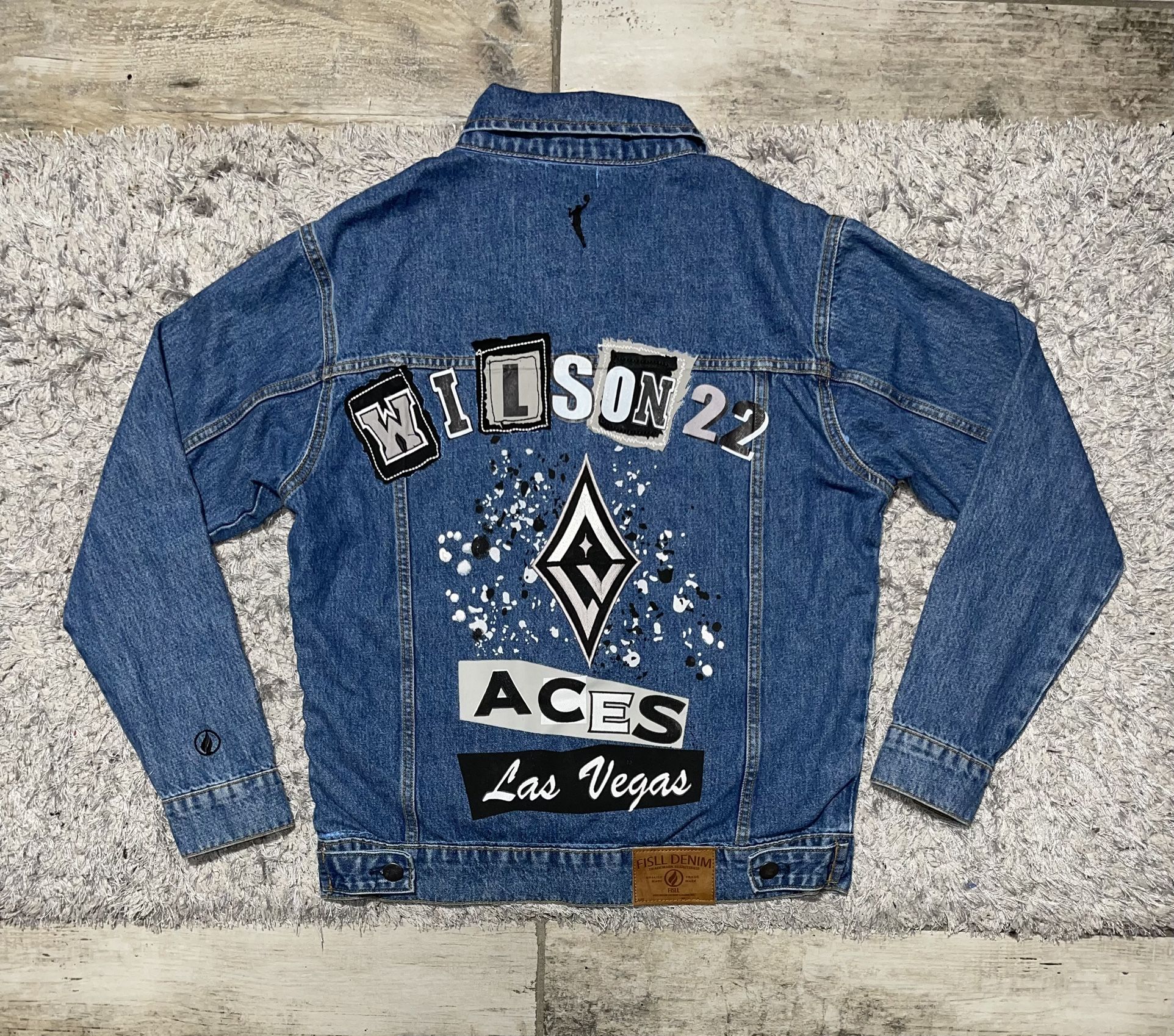 A’ja Wilson WNBA Denim Jacket