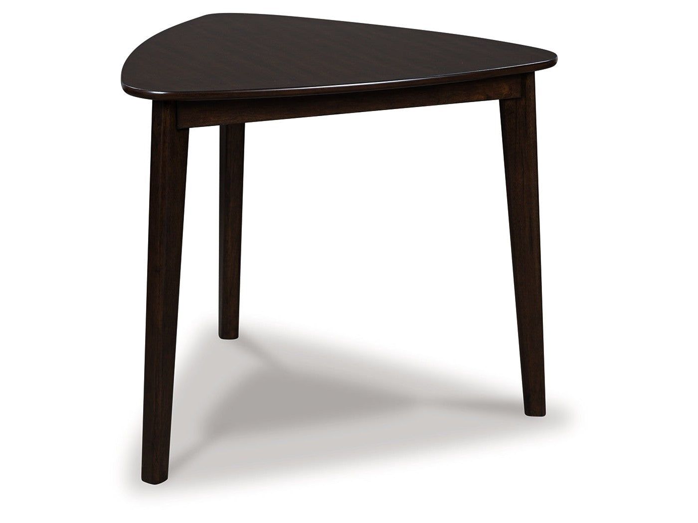 Mallenette Merlot Triangle Dining Room Table