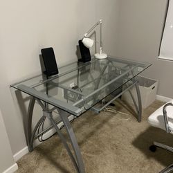 Glass Computer Desk 