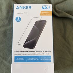 Factory sealed Anker 2 pack Screen Protectors - iPhone16 Plus