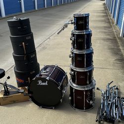 Pearl Export Series Drum Set w/Cases