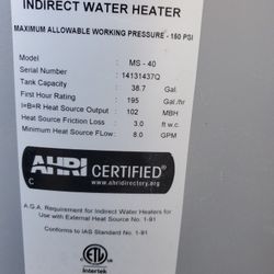 Crown Indirect Water Heater 