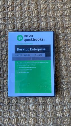 Quickbooks 2024 Desktop Enterprise 5 Users, New unopened