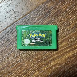 Pokemon Leaf Green Version ESP (EDICION VERDE HOJA) Game Boy Advance, Authentic