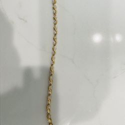 Ladies Gold Platted Bracelet w/ 28 White Stones