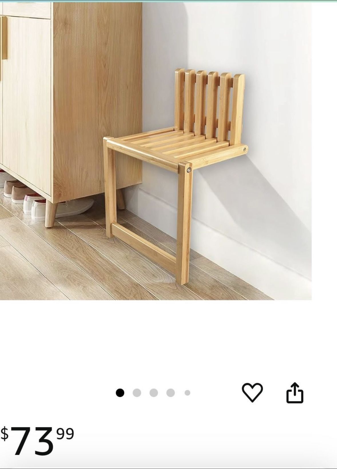New Wall Mounted Folding Chair
