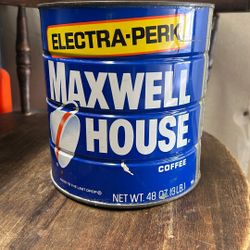 Maxwell house coffee can