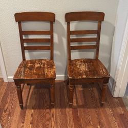 Wood chairs 