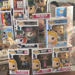 Alice In Wonderland Funko Pop Lot