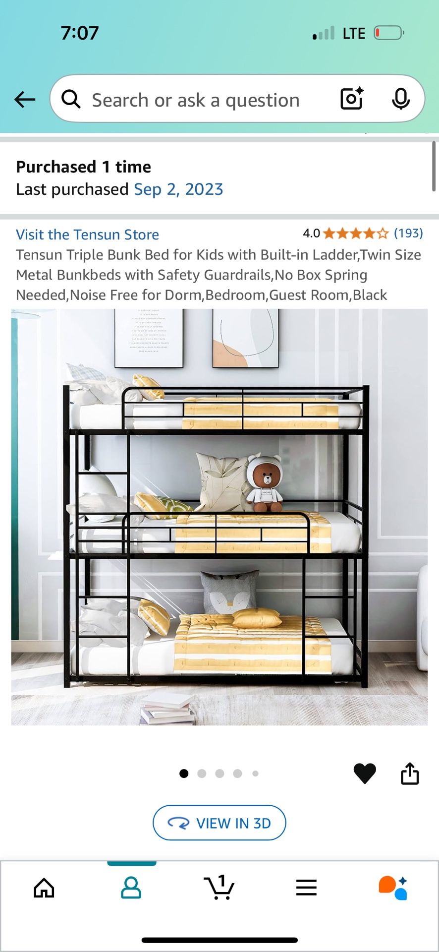 Triple Bunk