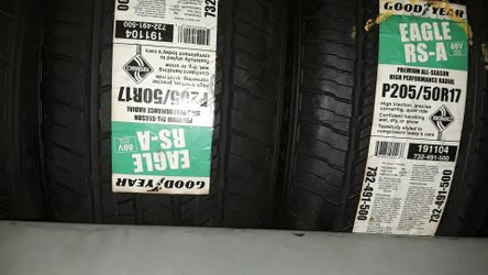 205 5017 Goodyear Eagle RS