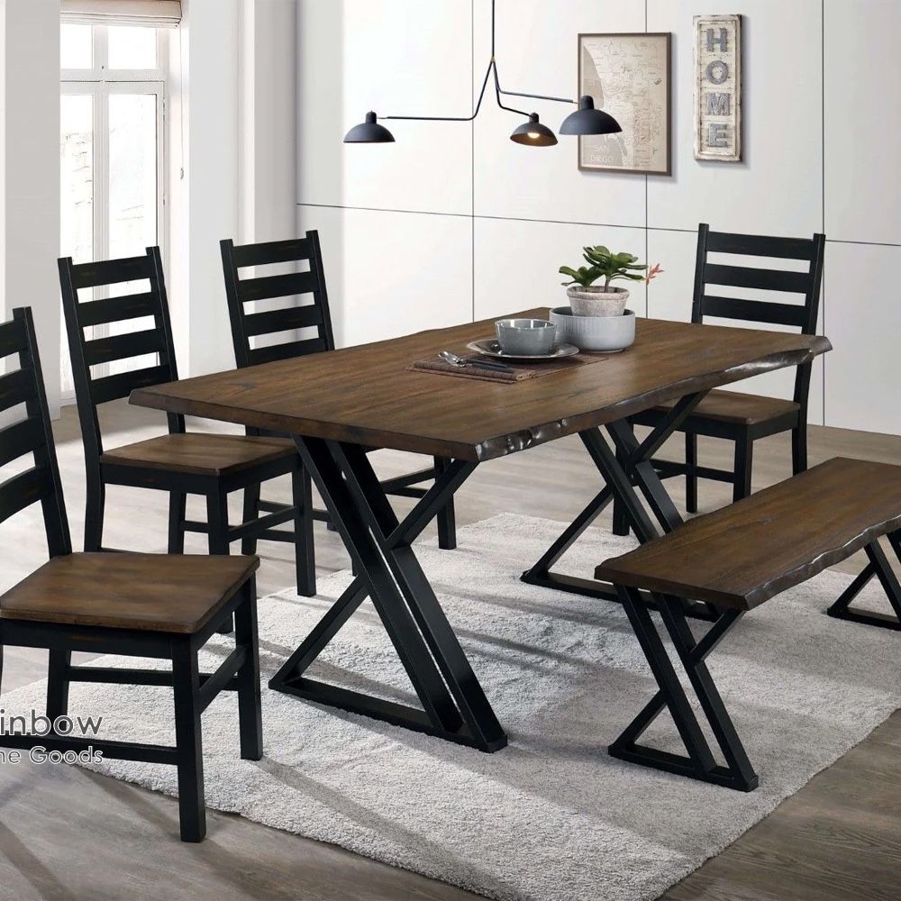 Barbary Dining Table Set (Optional Bench) 
