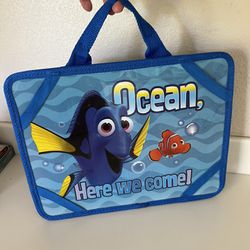 Disney Pixar Finding Nemo Travel Lap Desk w/Side Pockets