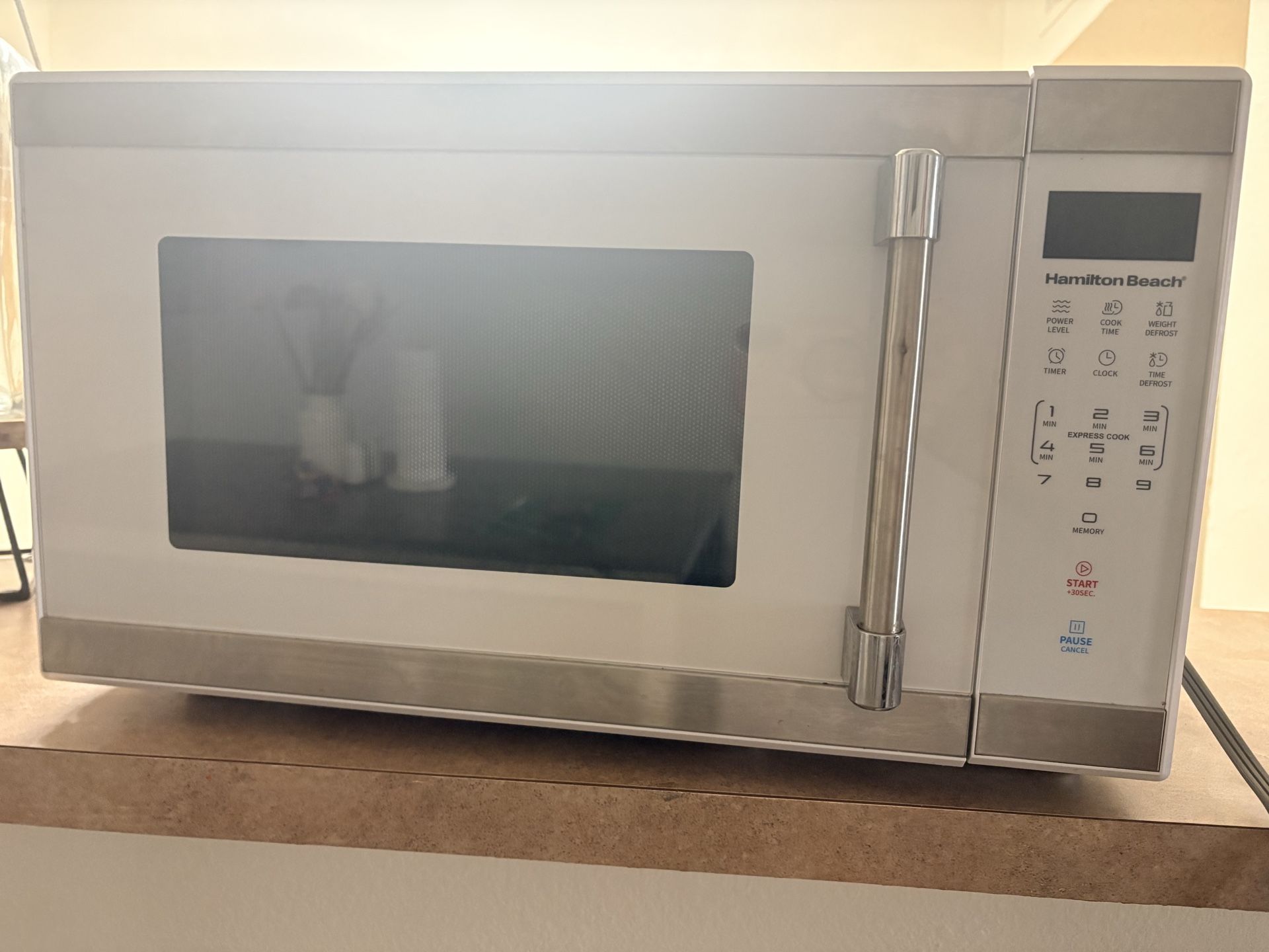 White Microwave