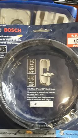 3 new band saw blades 59 inches