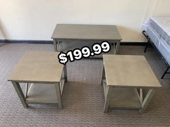 Lift top coffee table set