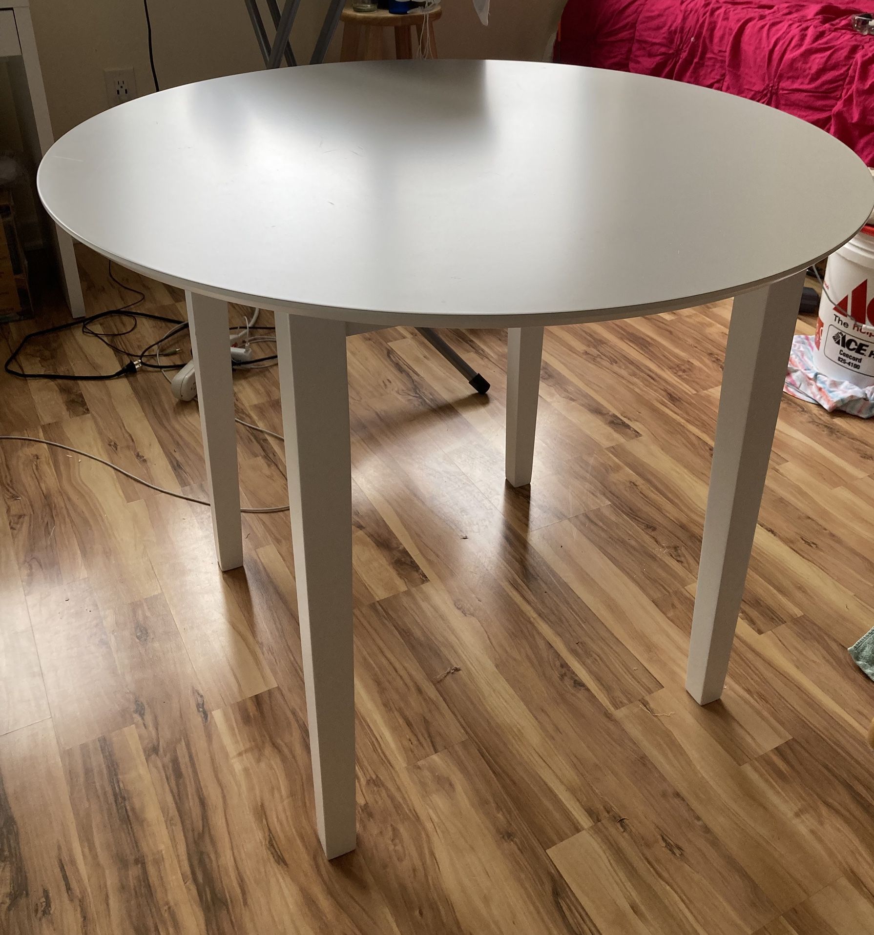 Price Negotiable | Round White Table | Need Out ASAP