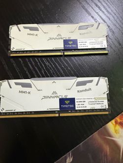 Timetec Pinnacle Konduit 16GB DDR4 RAM Memory 3200 MHz CL18 1.35V Desktop White