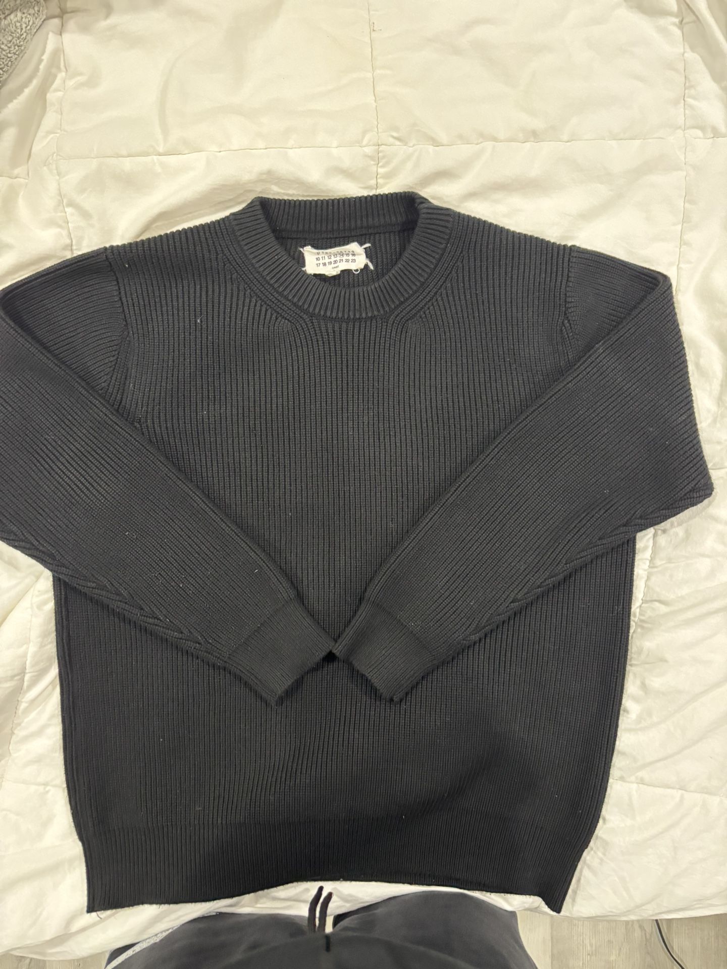 Black Madison Margiela Knit Sweater