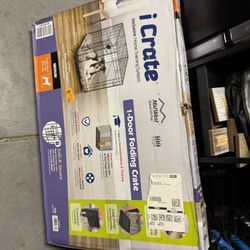 Mediem dog crate new 